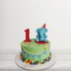 Elephant Theme Cake