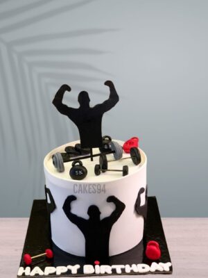 Gym Theme Cake Design 2