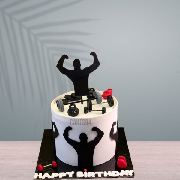 Gym Theme Cake Design 2