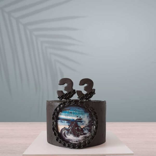 Bike Lovers Theme Cake