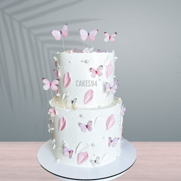 Butterfly Theme Cake For Birthday