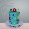 Alphabet Theme Cake