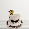 Mustache Theme Cake 2