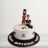 BP Bottle With Men Theme Cake