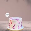 Simple And Elegant Theme Cake 5