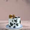 Simple And Elegant Theme Cake 6