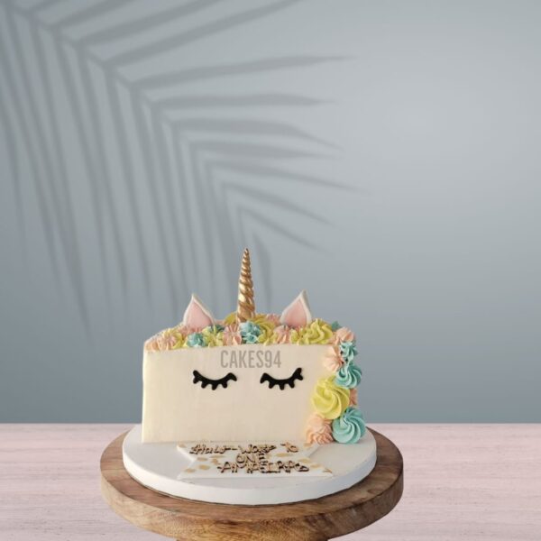 Half Birthday Cake Design 12