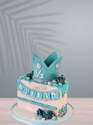 Half Birthday Cake Design 14