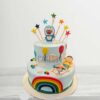 Doraemon And Nobita Theme Cake