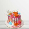 Colorful Flower's Theme Cake