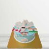 Canada To India Theme Cake