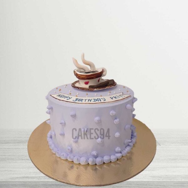 Customize Birthday Cake Tea Lover