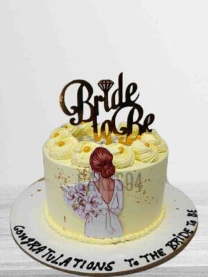 Bride To Be Theme Cake 3