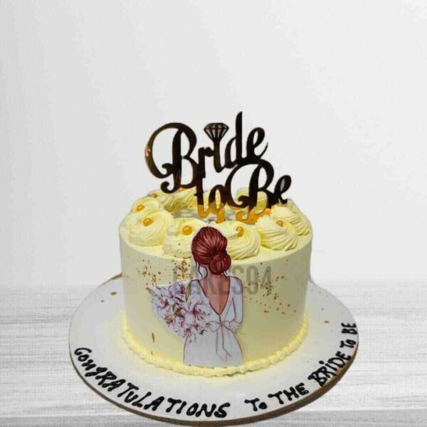 Bride To Be Theme Cake 3