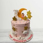 Cloud Baby Girl Theme Cake