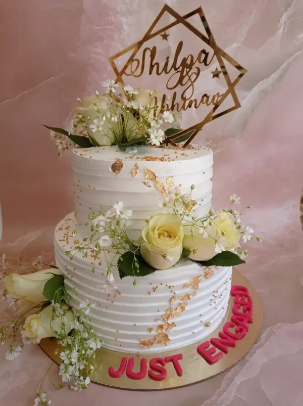 Custom Cakes For Engagement And Roka