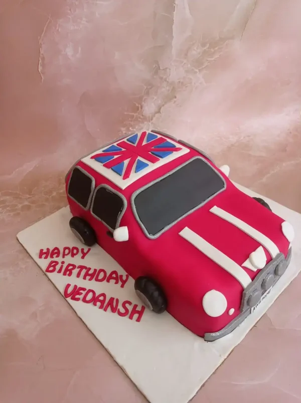 Car Shape Cake Design 1
