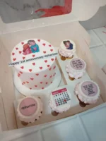 Custom Mini Cake Combo For 1st Anniversary