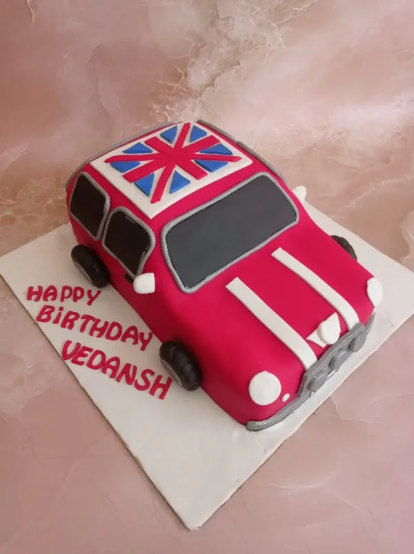 Car Shape Cake Design 1