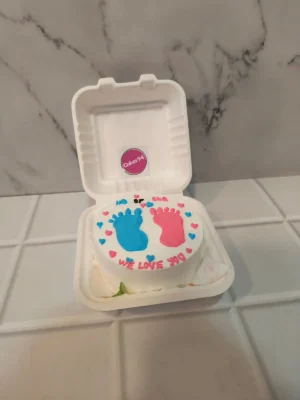 Baby Shower Bento Cake