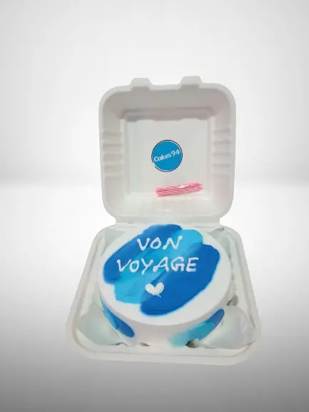 Von Voyage Bento Cake