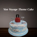 Von Voyage Theme Cake