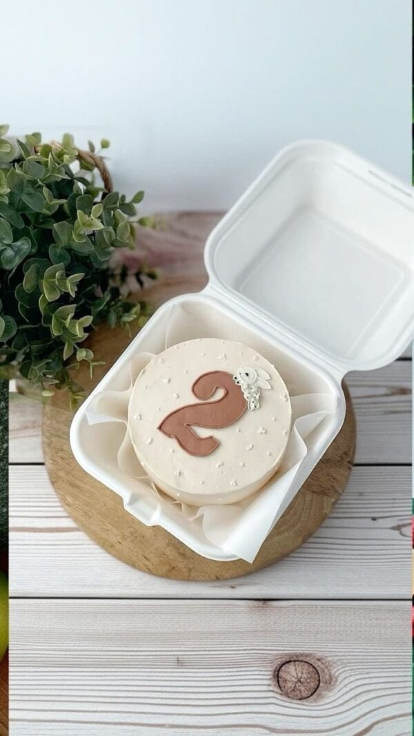 2 Months Birthday Bento Cake