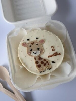 Two Months of Love Bento Cake