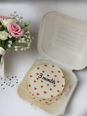 Tiny Treat 3 Month Celebration Cake